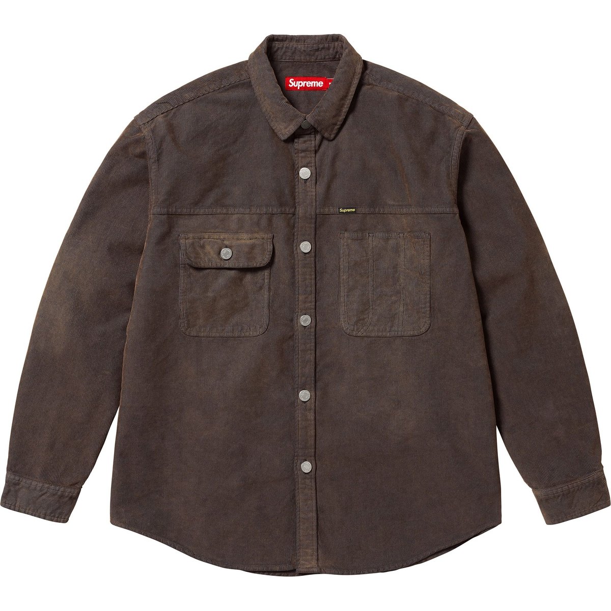 Details on Washed Corduroy Shirt Brown from spring summer
                                                    2025 (Price is $148)