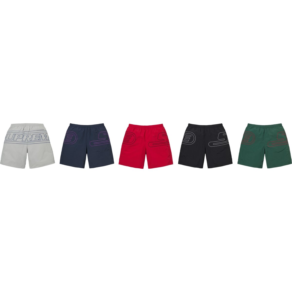 Supreme Big Logo Nylon Short for spring summer 25 season