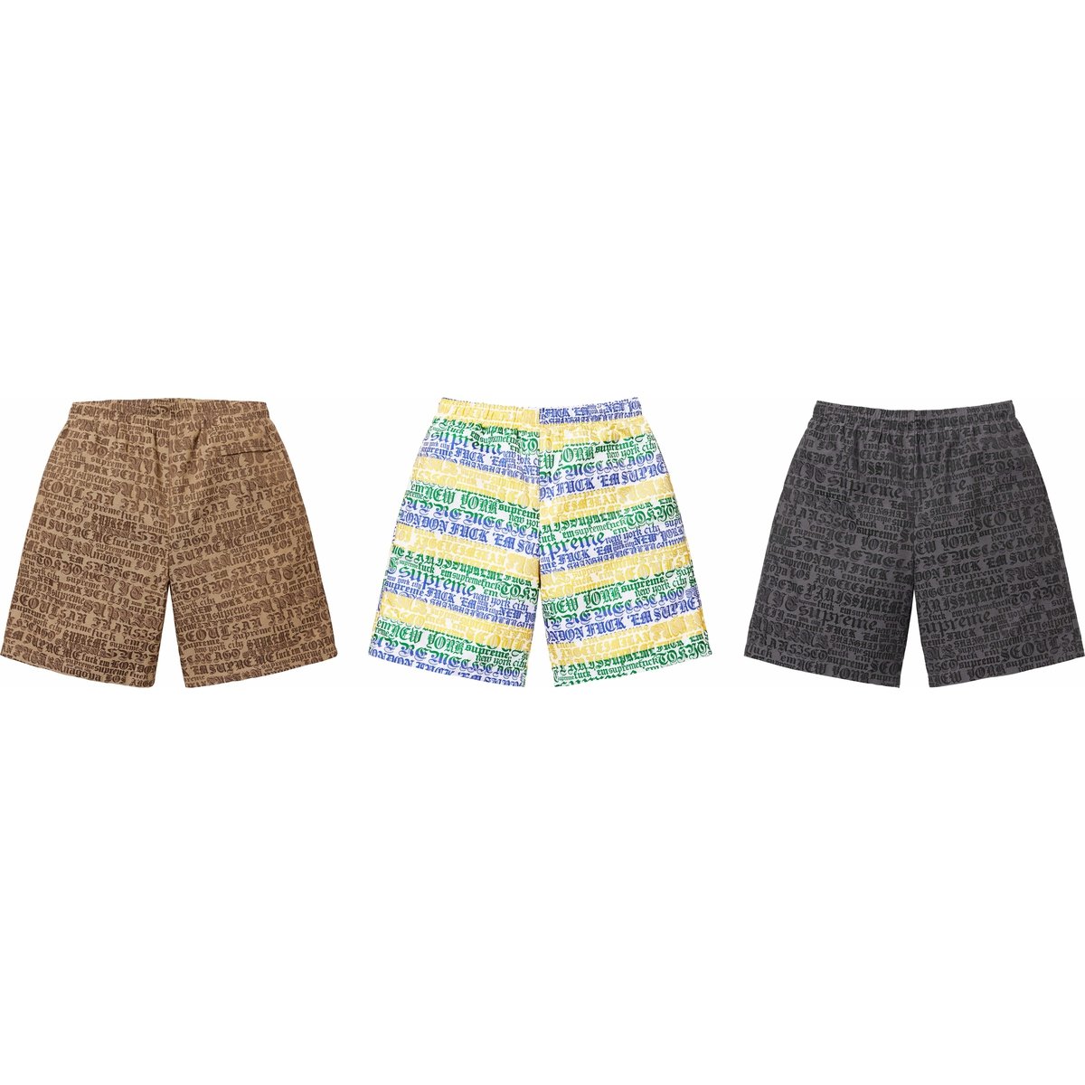 Supreme Cities Jacquard Short for spring summer 25 season