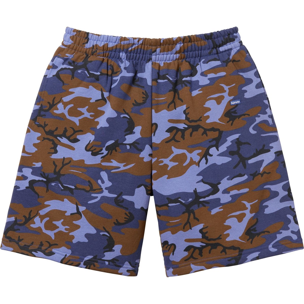 Details on Small Box Sweatshort Blue Camo from spring summer
                                                    2025