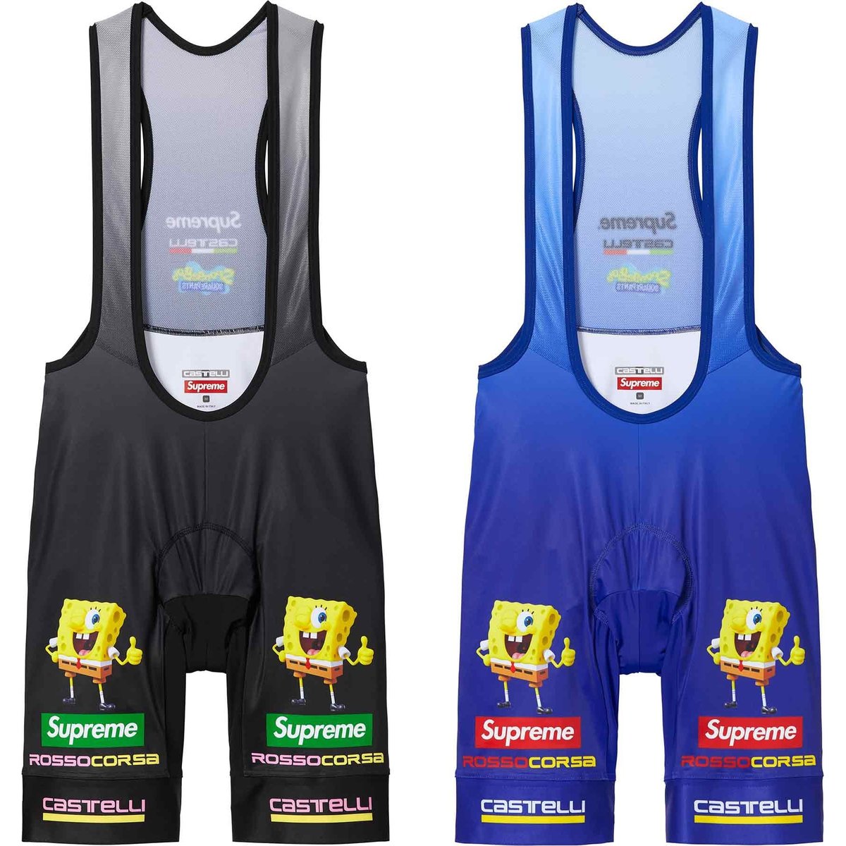 Supreme Supreme SpongeBob SquarePants Castelli Cycling Bib  for spring summer 25 season