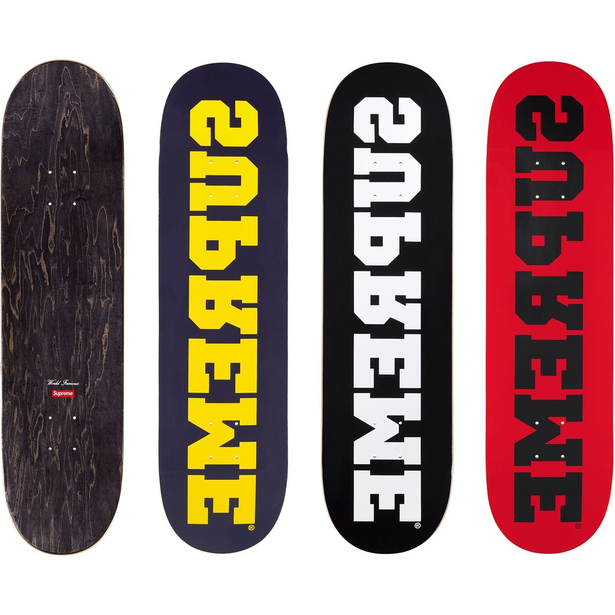 Supreme Reverse Skateboard releasing on Week 1 for spring summer 2025