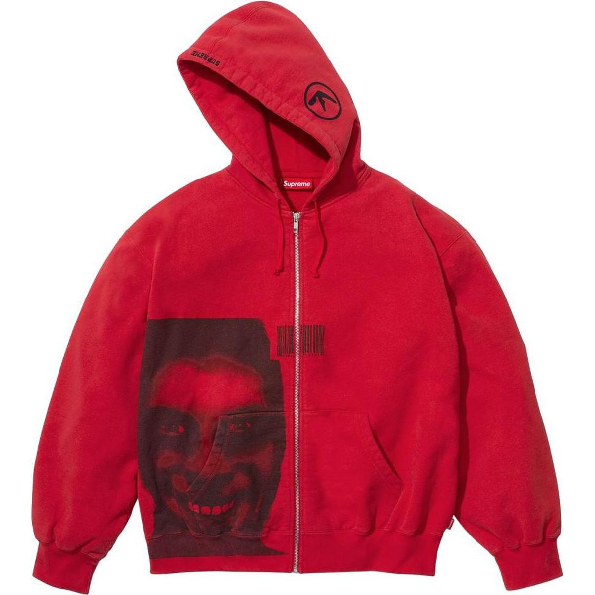 Supreme Supreme Aphex Twin Zip Up Hooded Sweatshirt (SS25) - $228