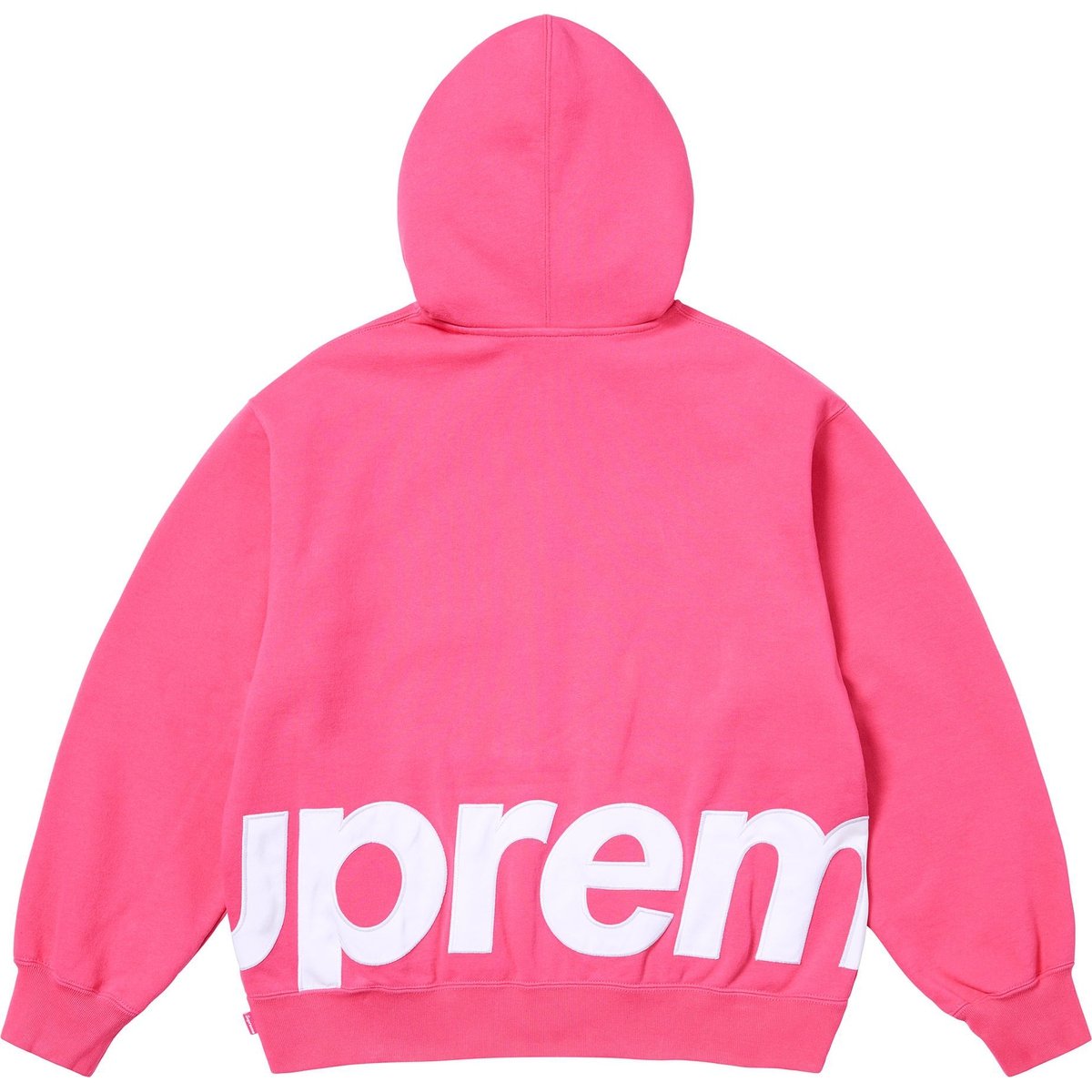 Details on Big Logo Zip Up Hooded Sweatshirt Magenta from spring summer
                                                    2025