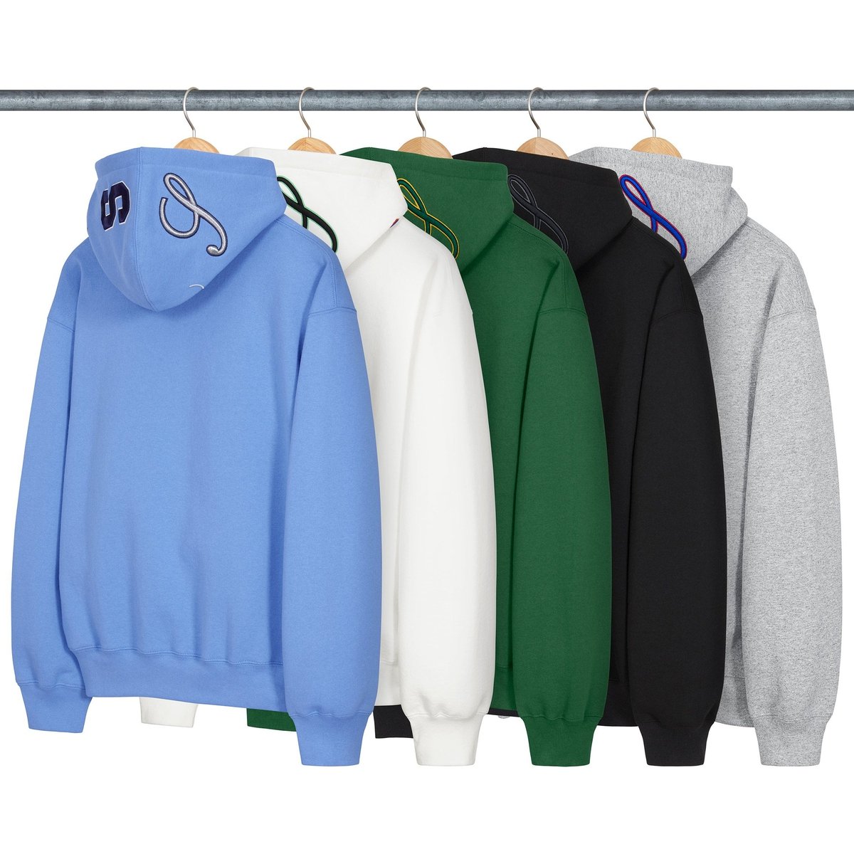 Supreme Multi S Logo Hooded Sweatshirt releasing on Week 1 for spring summer 2025