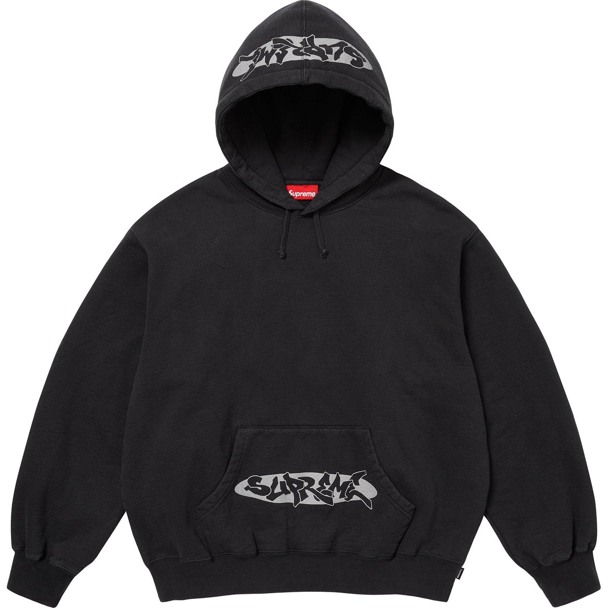 Details on New World Order Hooded Sweatshirt Black from spring summer
                                                    2025