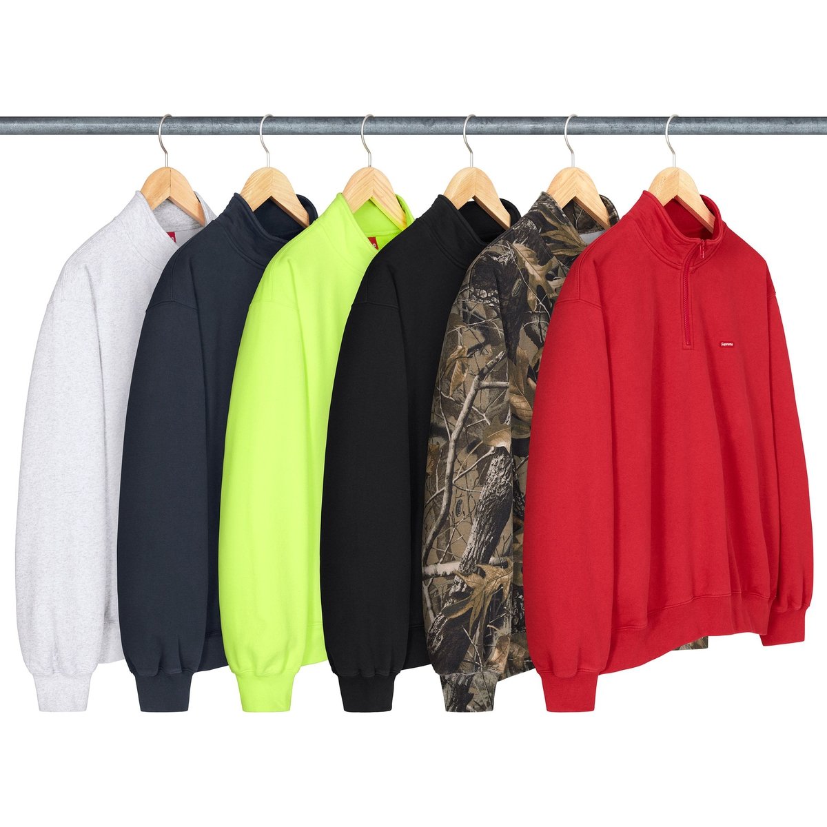 Supreme Small Box Half Zip Pullover for spring summer 25 season