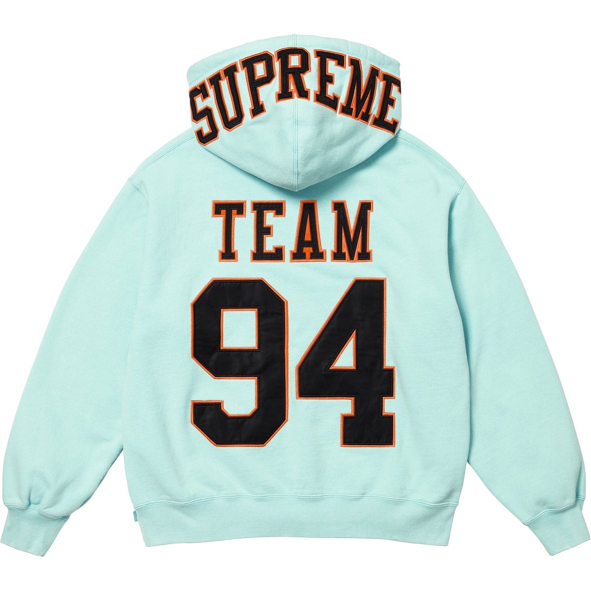 Details on Team 94 Hooded Sweatshirt Aqua from spring summer
                                                    2025