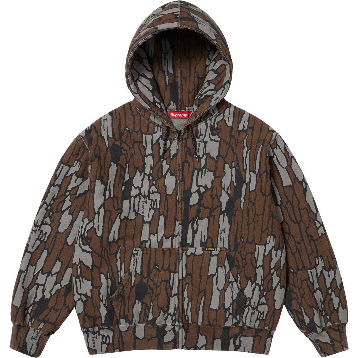 Details on Work Zip Up Hooded Sweatshirt Mossy Oak® Trebark® Camo from spring summer
                                                    2025