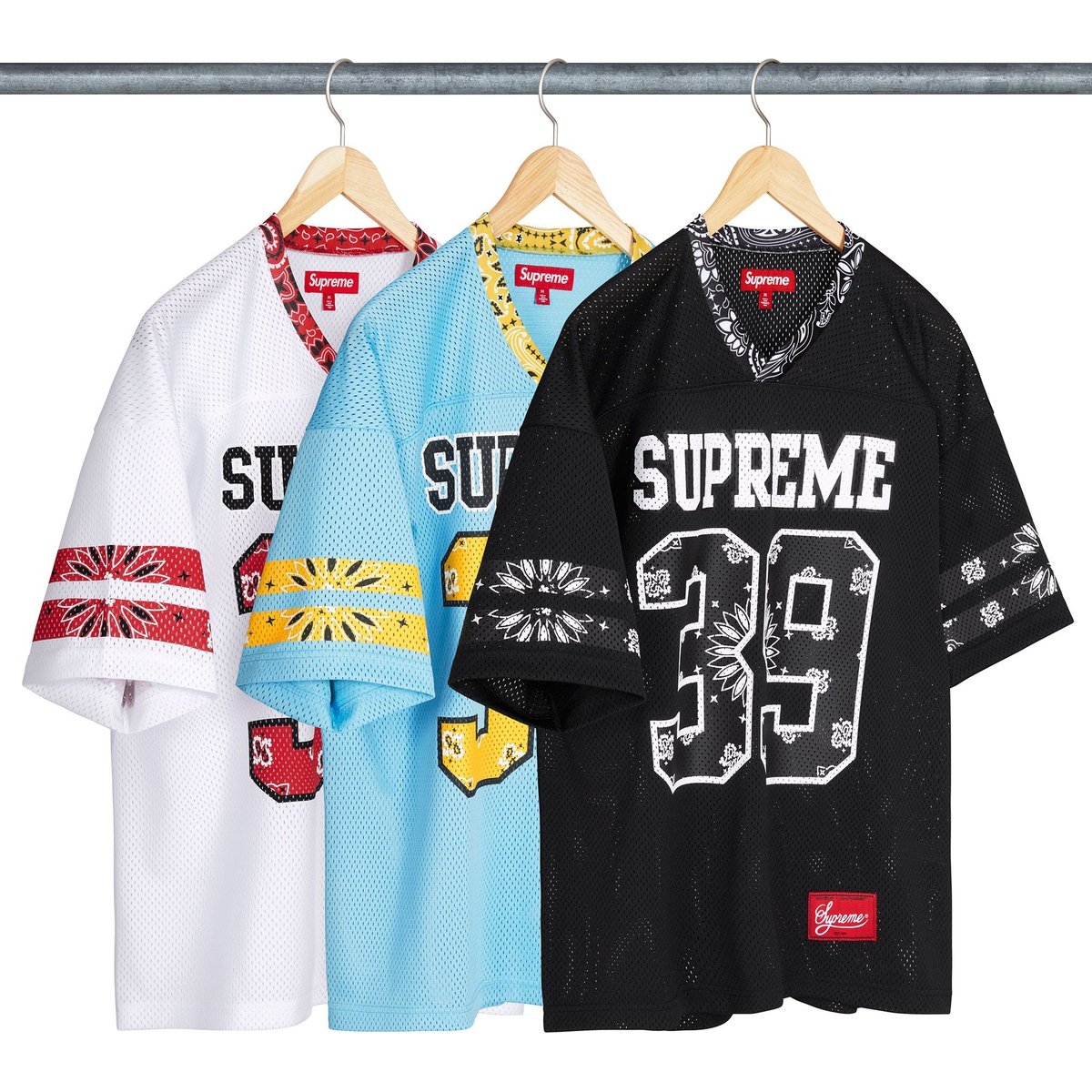 Supreme Bandana Football Jersey for spring summer 25 season