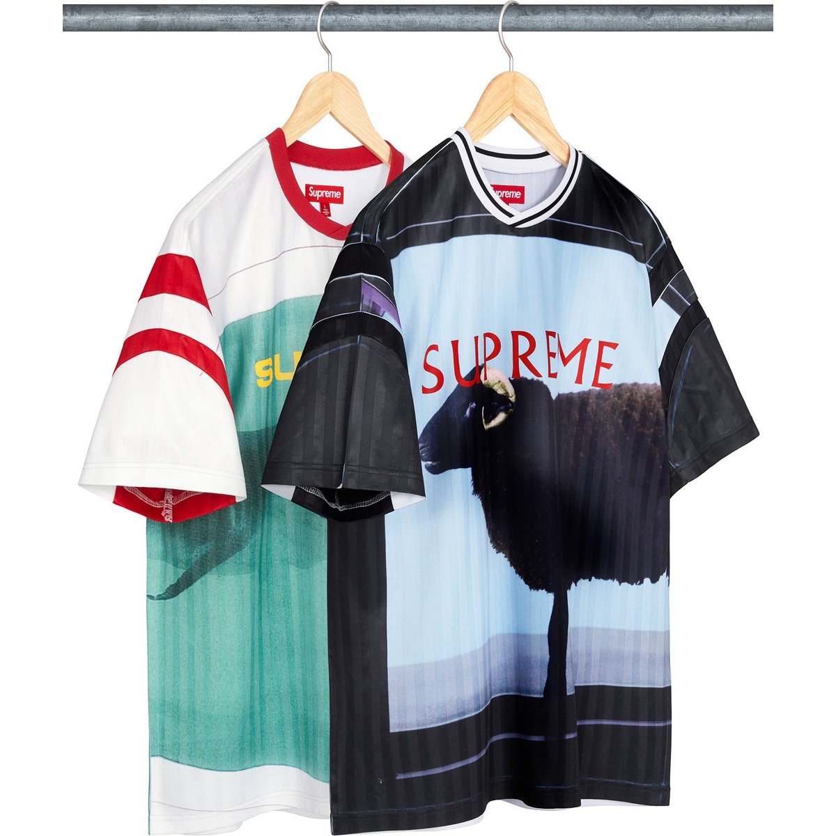 Supreme Supreme Damien Hirst Soccer Jersey for spring summer 25 season