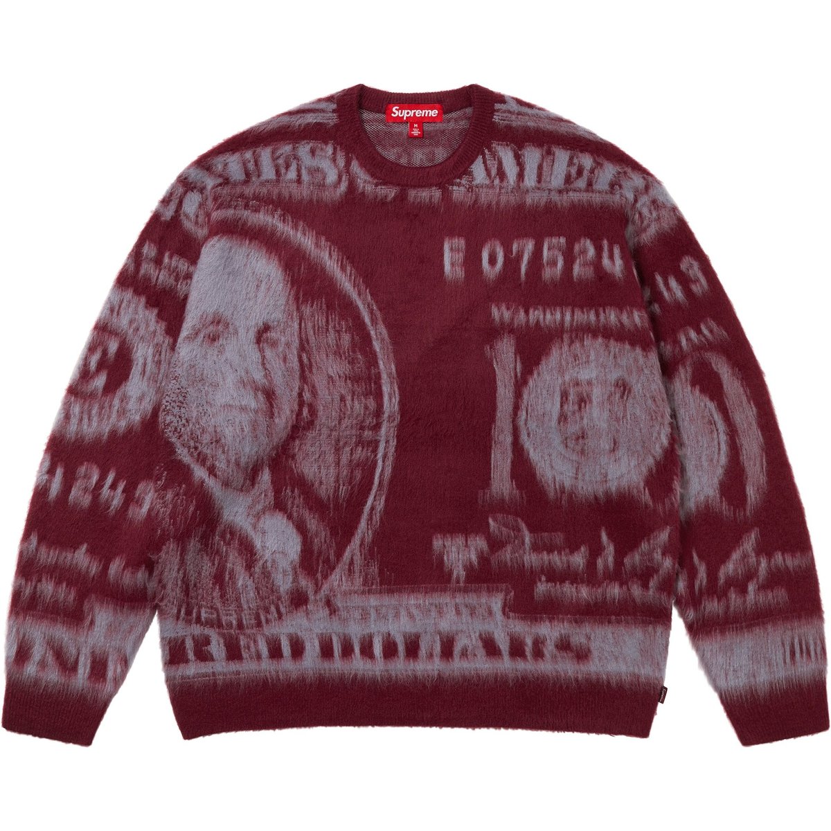 Details on Money Sweater Burgundy from spring summer
                                                    2025