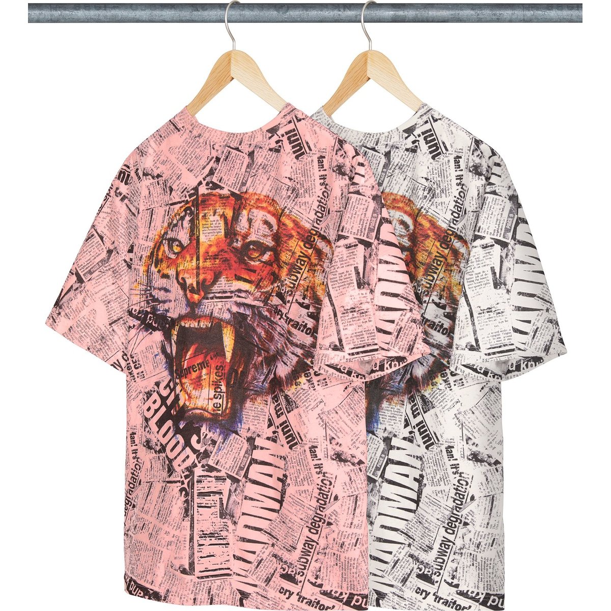 Supreme Newspaper S S Top for spring summer 25 season