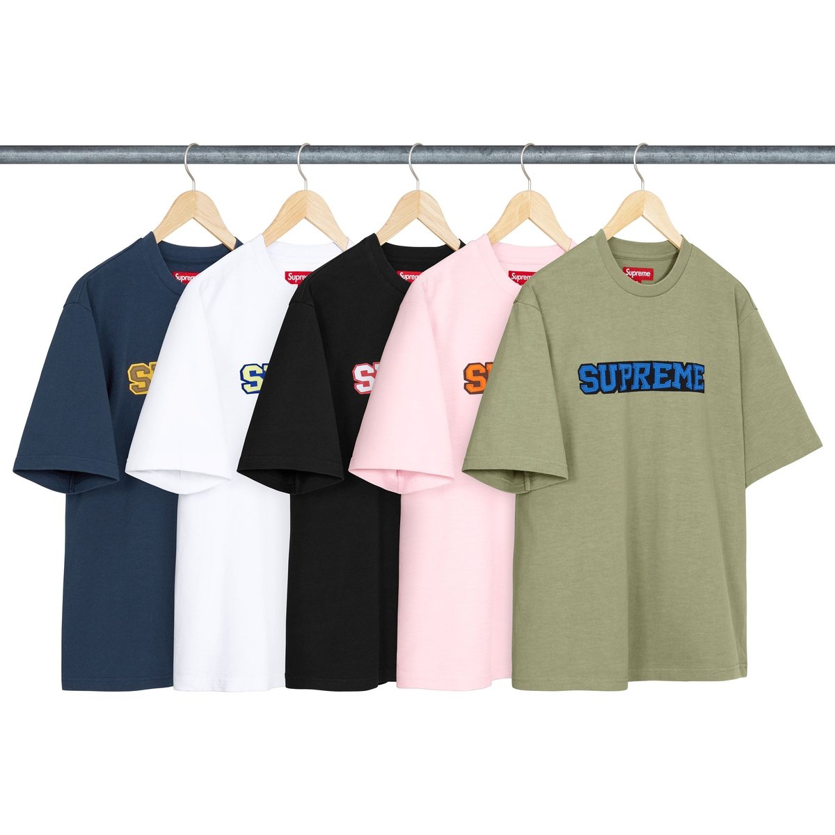 Supreme Satin Appliqué S S Top releasing on Week 1 for spring summer 2025