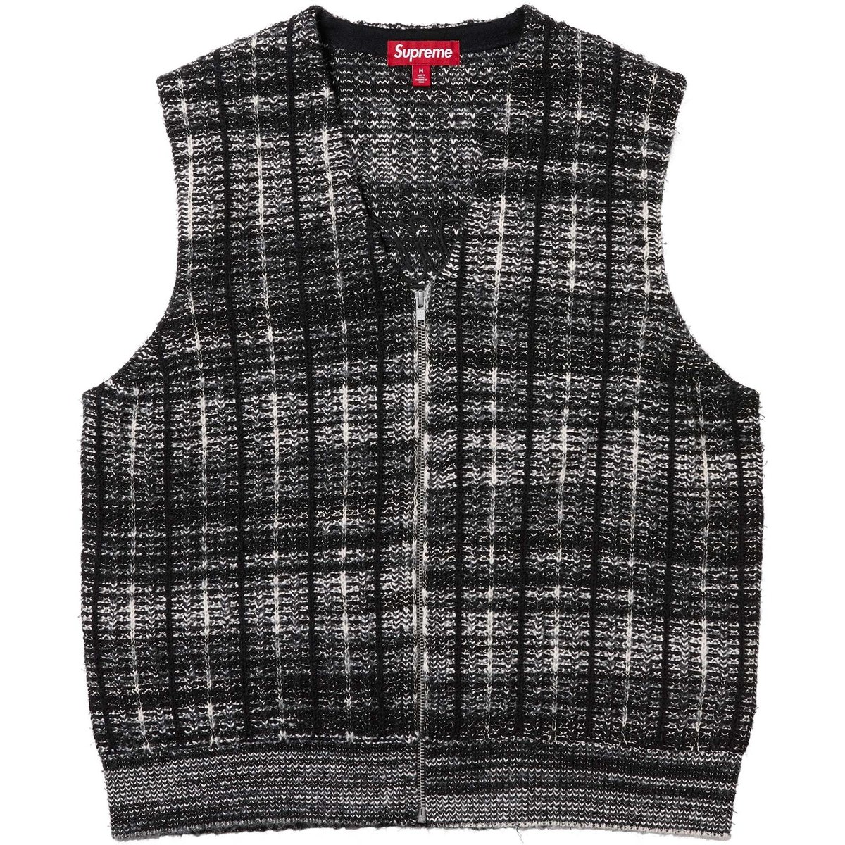 Details on Speckled Zip Up Sweater Vest Black from spring summer
                                                    2025