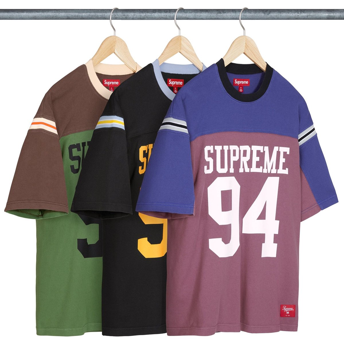 Supreme Split S S Football Top for spring summer 25 season