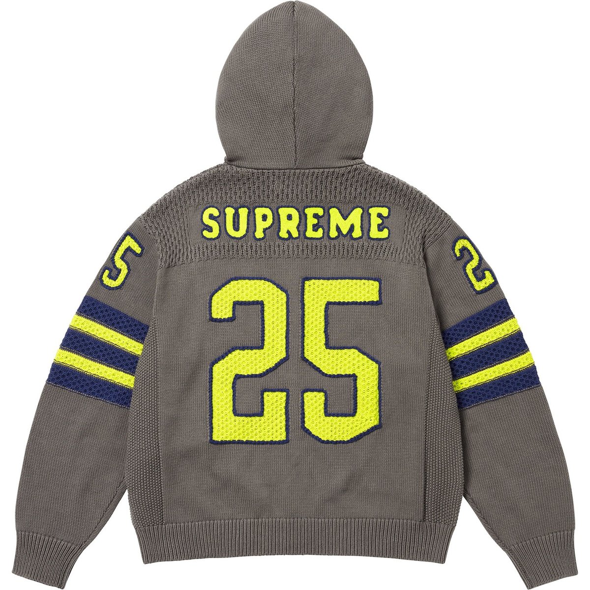 Details on Sport Zip Up Hooded Sweater Grey from spring summer
                                                    2025