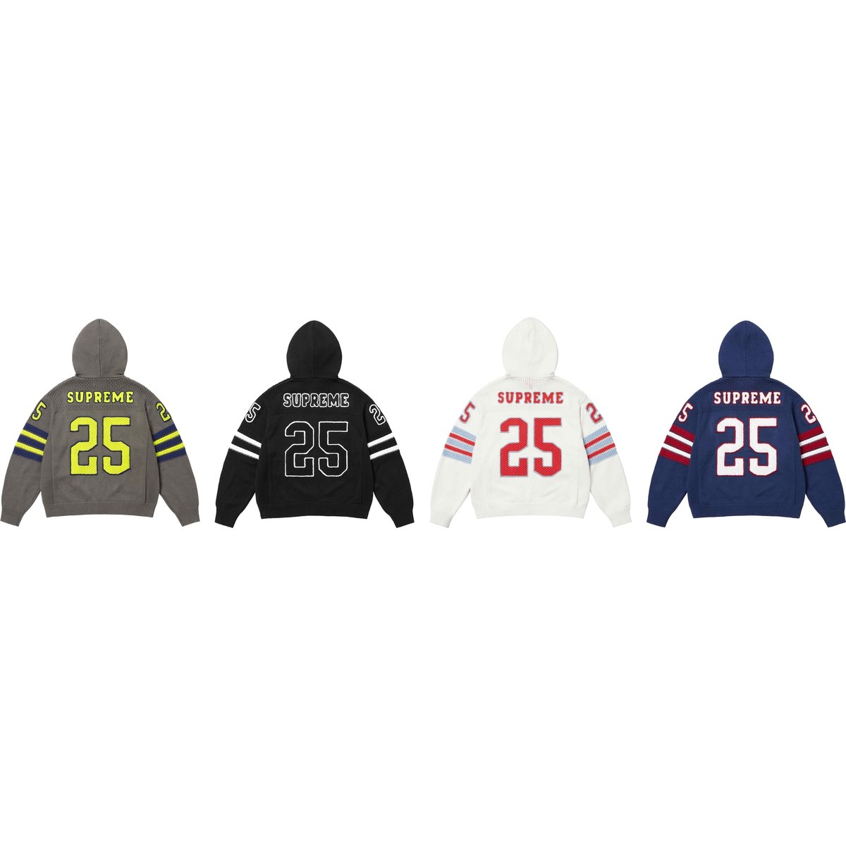 Supreme Sport Zip Up Hooded Sweater for spring summer 25 season