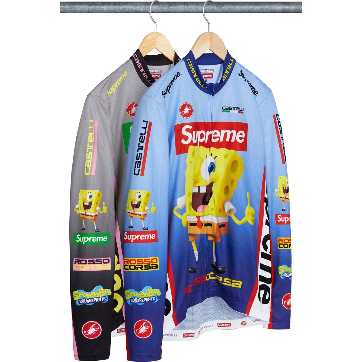 Supreme Supreme SpongeBob SquarePants Castelli L S Cycling Jersey for spring summer 25 season