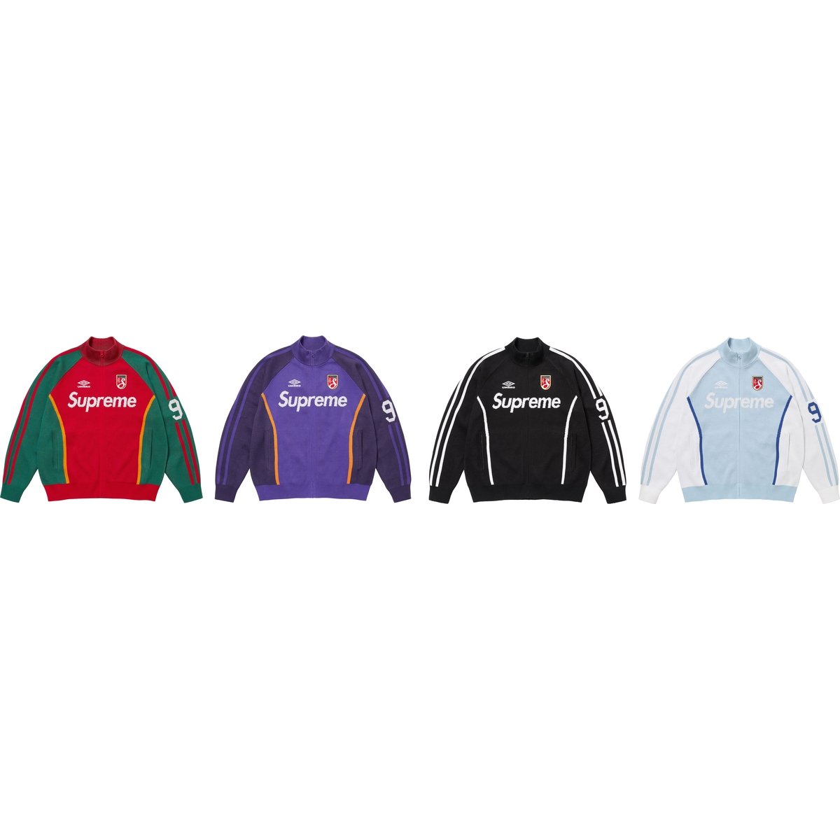 Details on Supreme Umbro Zip Up Sweater Group Shots from spring summer
                                                    2025