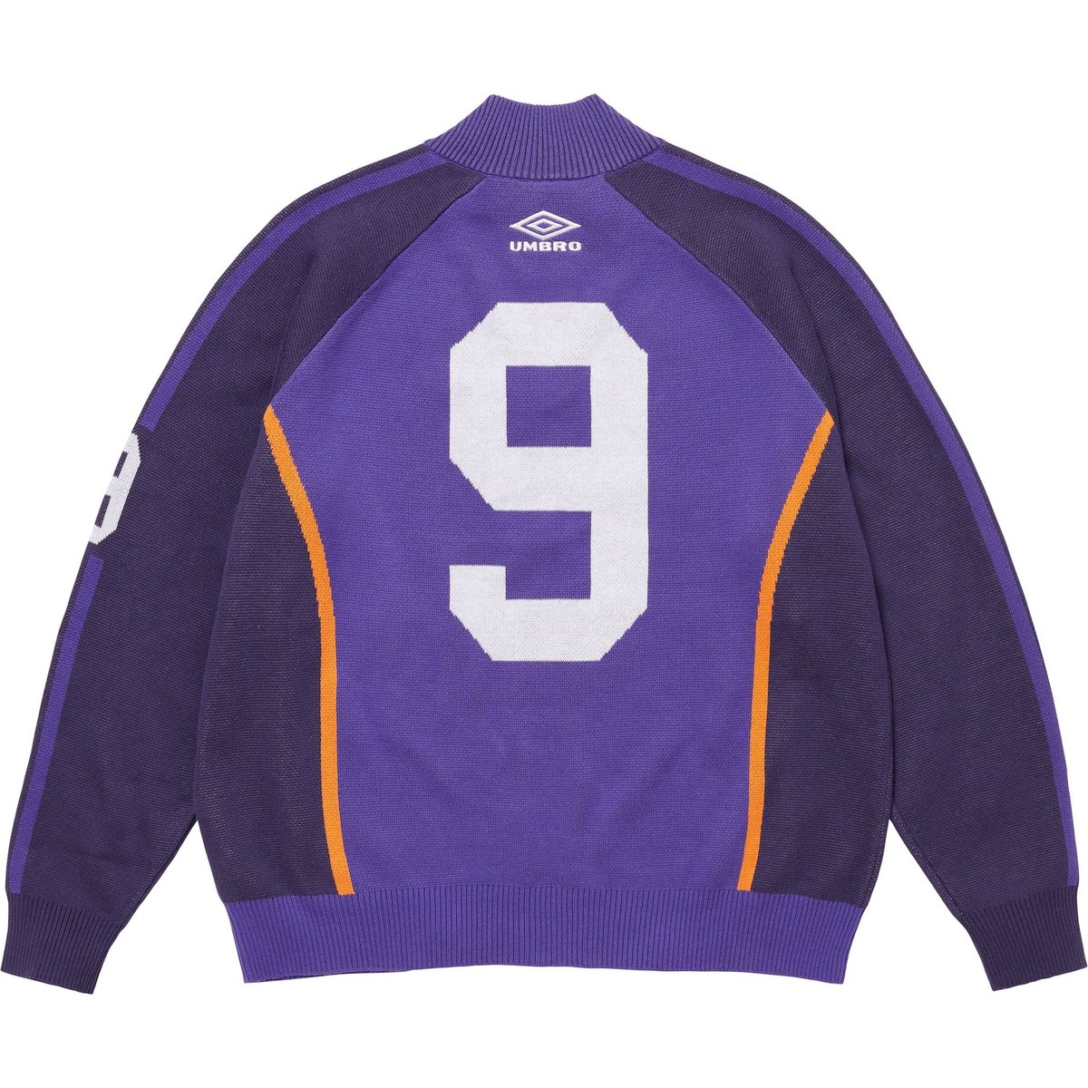 Details on Supreme Umbro Zip Up Sweater Purple from spring summer
                                                    2025