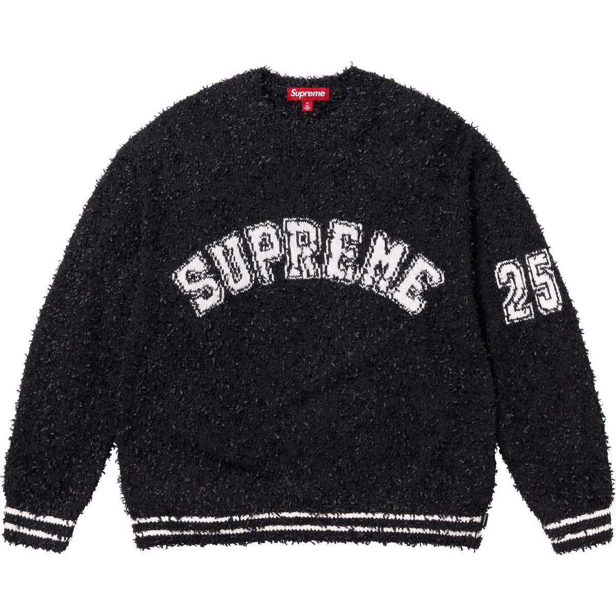 Details on Textured Arc Sweater Black from spring summer
                                                    2025