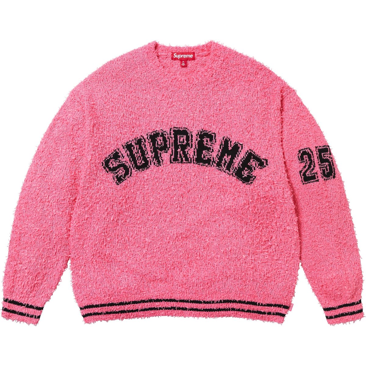 Details on Textured Arc Sweater Pink from spring summer
                                                    2025