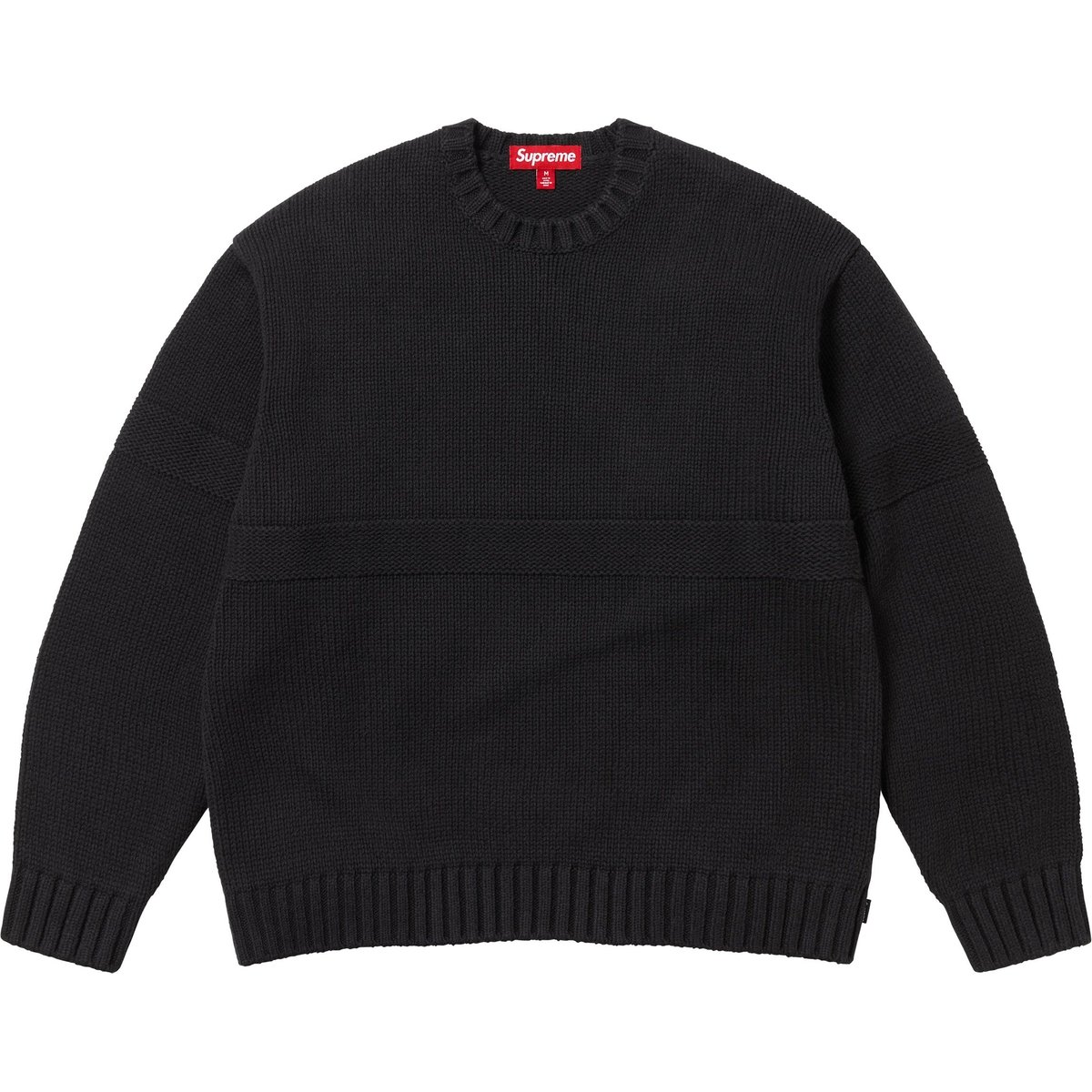 Details on Tonal Appliqué Sweater Black from spring summer
                                                    2025