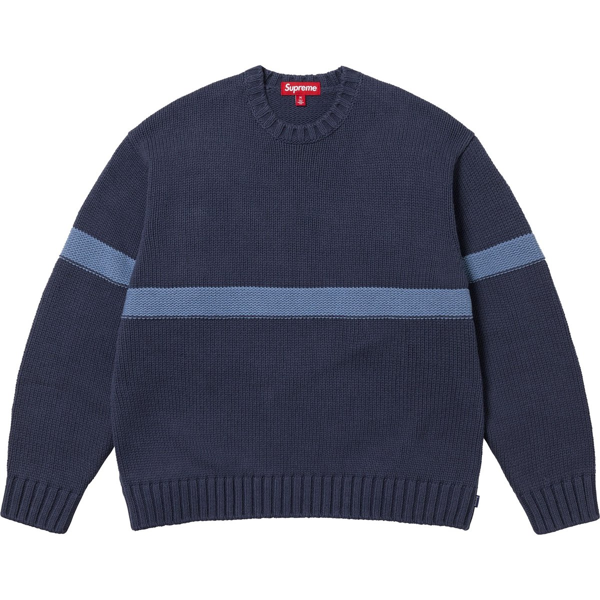 Details on Tonal Appliqué Sweater Navy from spring summer
                                                    2025