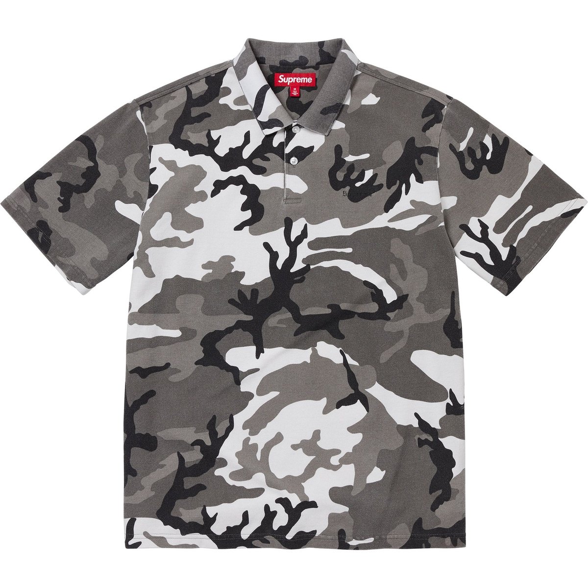 Details on Washed Camo Polo Snow Camo from spring summer
                                                    2025